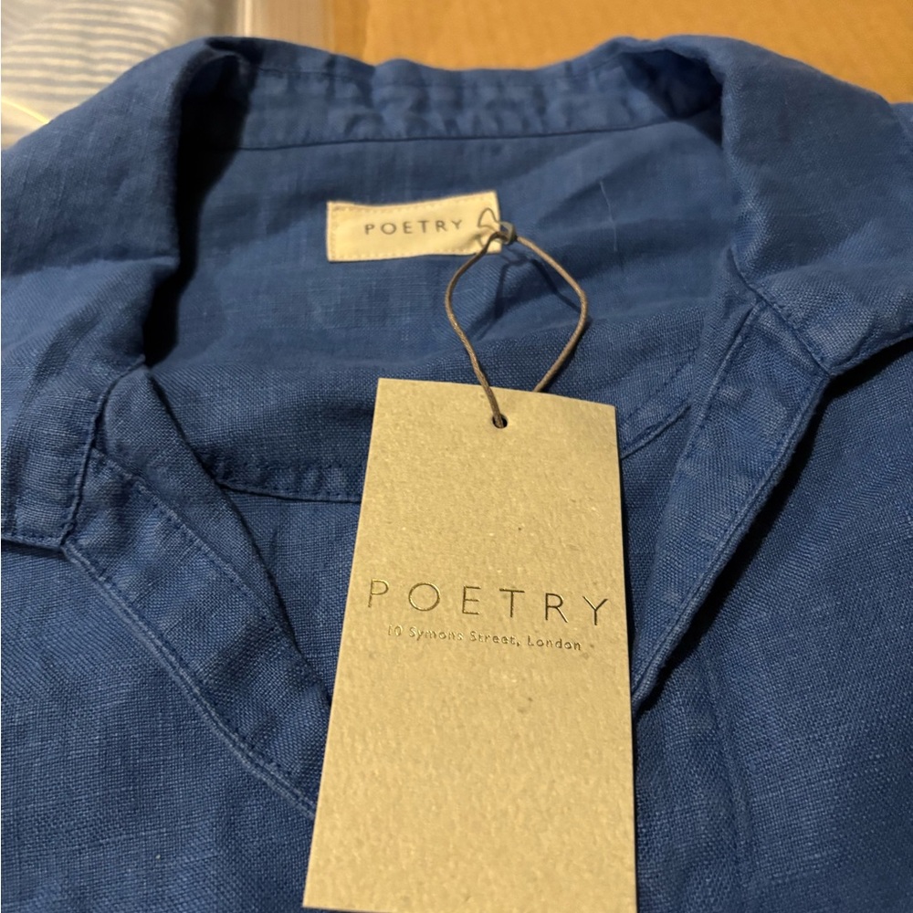 Poetry NOTCH-NECK TUNIC Size 8 - Picture 8 of 10